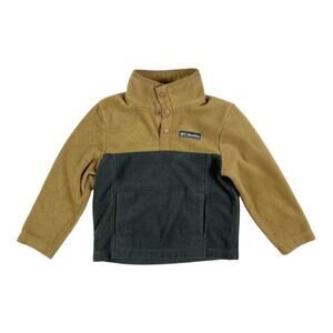 Columbia Steens Mountain 1/4 Snap Fleece Pullover Jacket Boys size 4/5 XXS